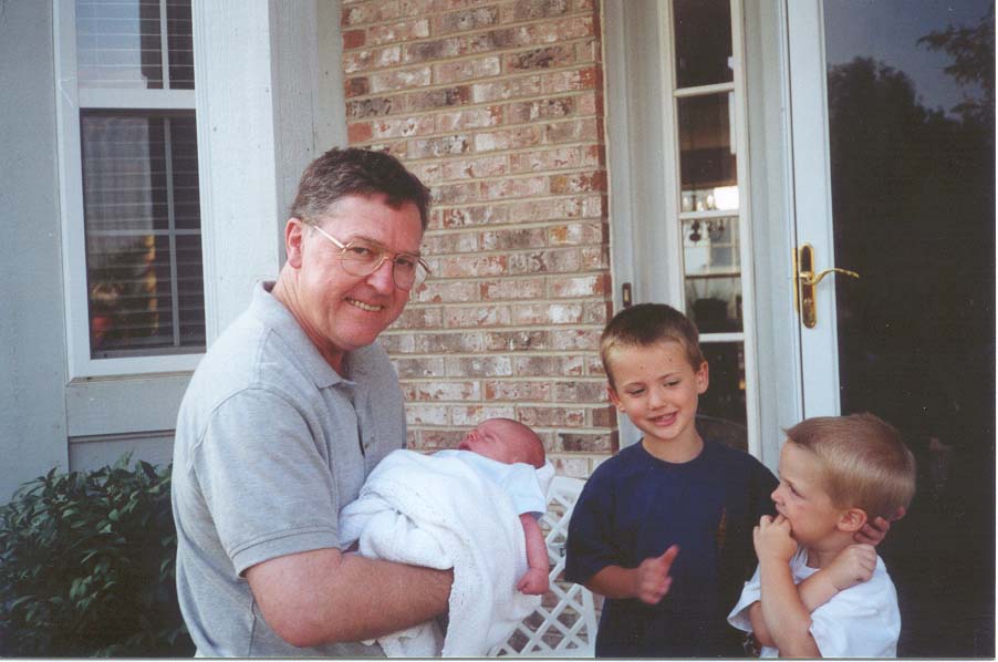 Papa, Jake, Logan and Sam